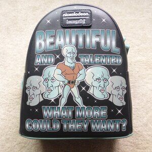 NWT LOUNGEFLY Nickelodeon SpongeBob Squarepants "Handsome Squidward" backpack